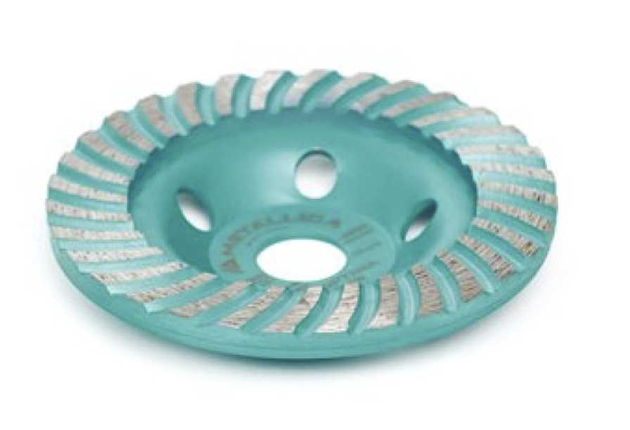 Чаша алмазная Metallica Optima 125x22,2 мм по бетону турбо – №1