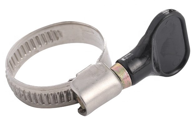 Стяжка-хомут червячный с ключом 12-20 мм – №1