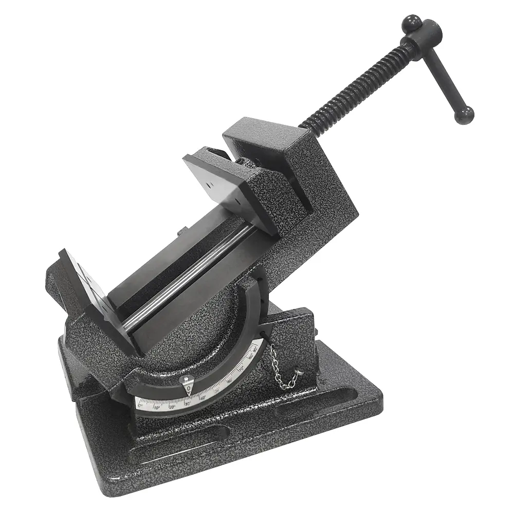 Тиски станочные Белмаш AV100 наклонные – №1