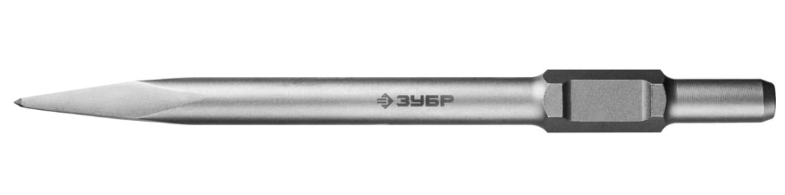 Зубило пика HEX 30 Зубр "Буран" 600 мм – №1