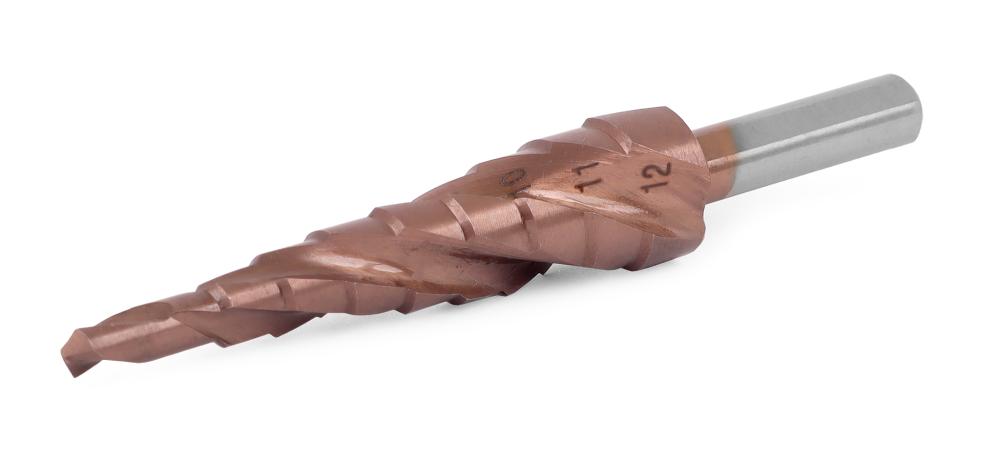 Сверло ступенчатое Messer HSS Co 4-12X9 – фото №1 Сверло ступенчатое Messer HSS Co 4-12X9 – №1