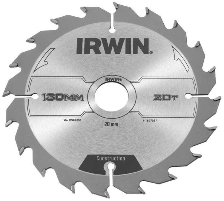 Диск пильный Irwin Pro 130х/20/16 мм 20Т – №1