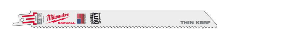 Полотно сабельное Milwaukee Thin Kerf 230x1,8 мм (1 шт) – №7