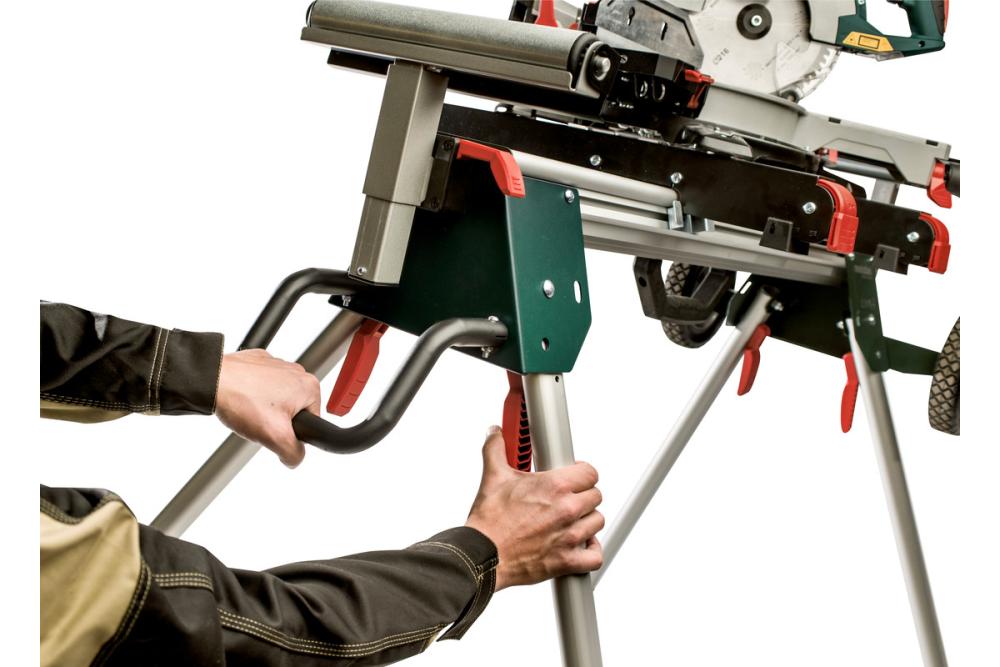Подставка для торцовочной пилы Metabo KSU 251 на колёсах – №2