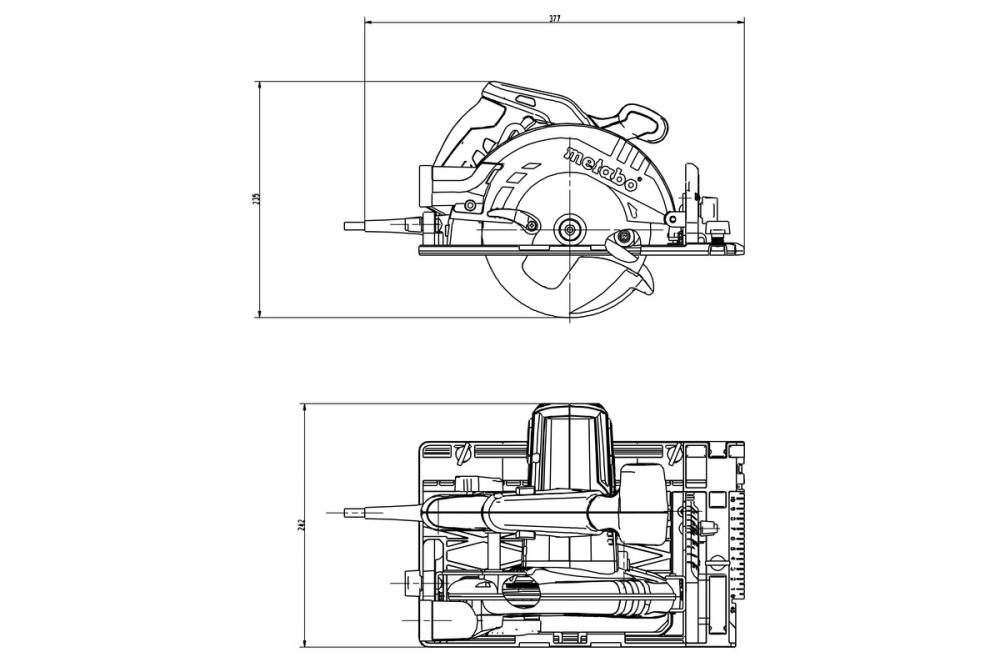 Пила циркулярная Metabo KS 55 FS – №2