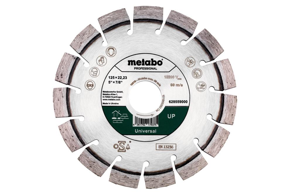 Диск алмазный Metabo Professional 125x22,2 мм универсальный cегментный – фото №1 Диск алмазный Metabo Professional 125x22,2 мм универсальный cегментный – №1