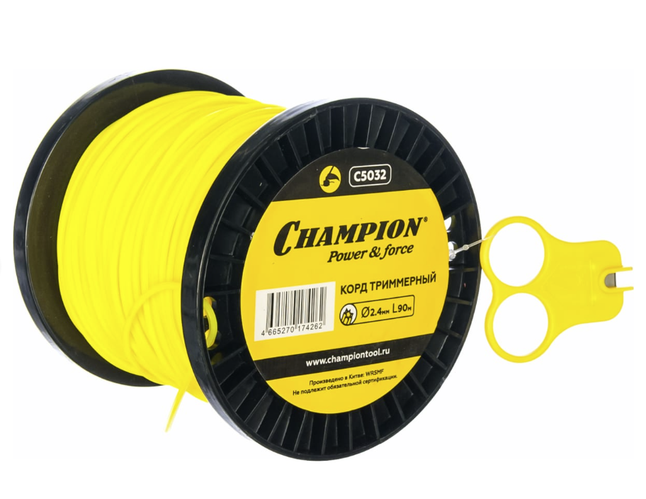 Леска для триммера Champion Star 2,4 мм/90 м звезда – №1