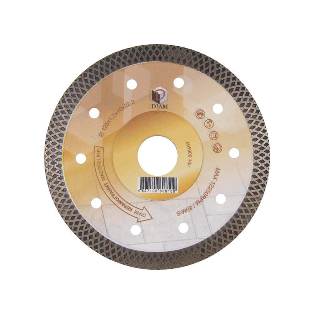 Диск алмазный Diam Master Line 125х1,2х22,2 мм по керамограниту – №1