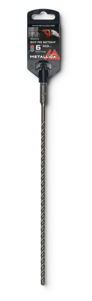 Бур крестовой SDS+ Metallica Ultra 6х310/250 мм – №1