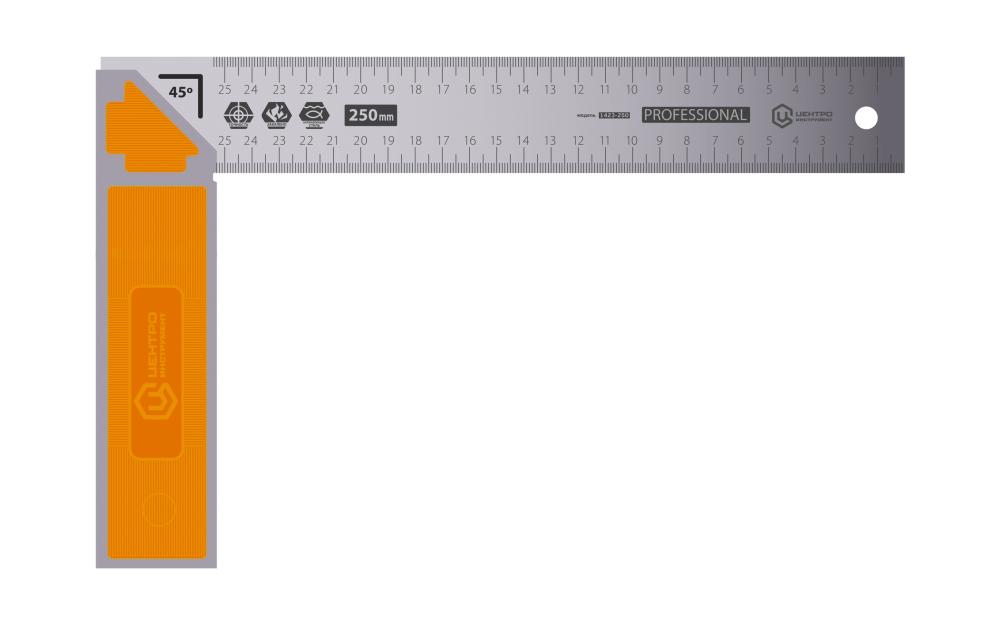 Угольник столярный ЦентроИнструмент 300 мм (1423-300) – №1