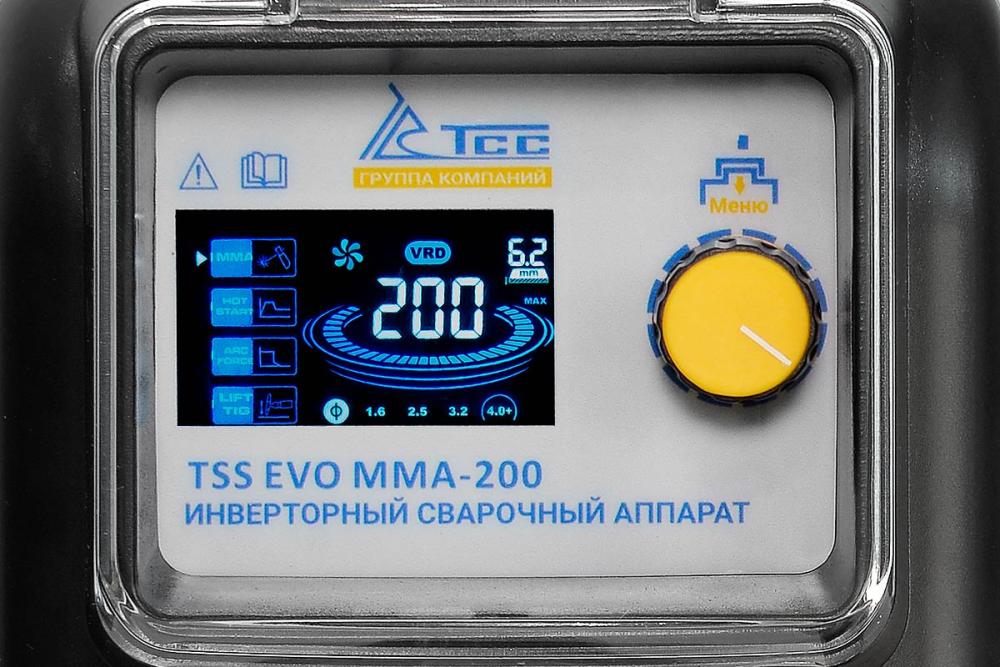 Сварочный аппарат TSS EVO MMA-200 – фото №3 Сварочный аппарат TSS EVO MMA-200 – №3