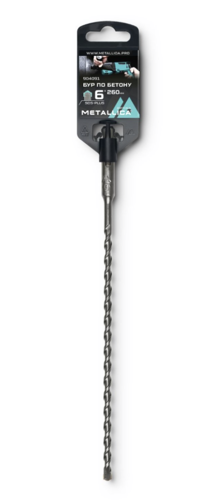 Бур SDS+ Metallica Optima 6х260/200 мм – №1