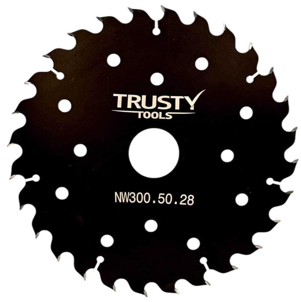 Диск пильный Trusty-Tools 300х50 мм 28T индустриальный – фото №1 Диск пильный Trusty-Tools 300х50 мм 28T индустриальный – №1