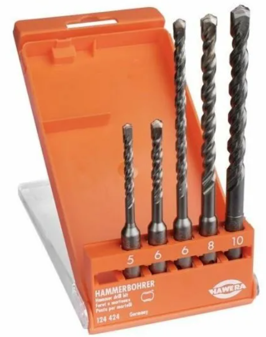 Набор буров SDS+ Hawera (5 шт) – №1