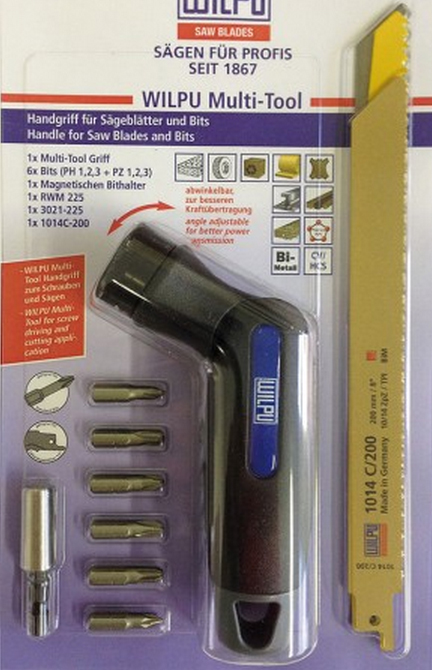 Набор WILPU Multi Tool (сабельные пилки + биты + магнитный держатель) – №1