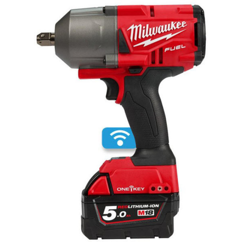 Аккумуляторный гайковерт Milwaukee M18 ONEFHIWP12-502X ONE-KEY FUEL 1/2" (2х5,0 Ач) – №1