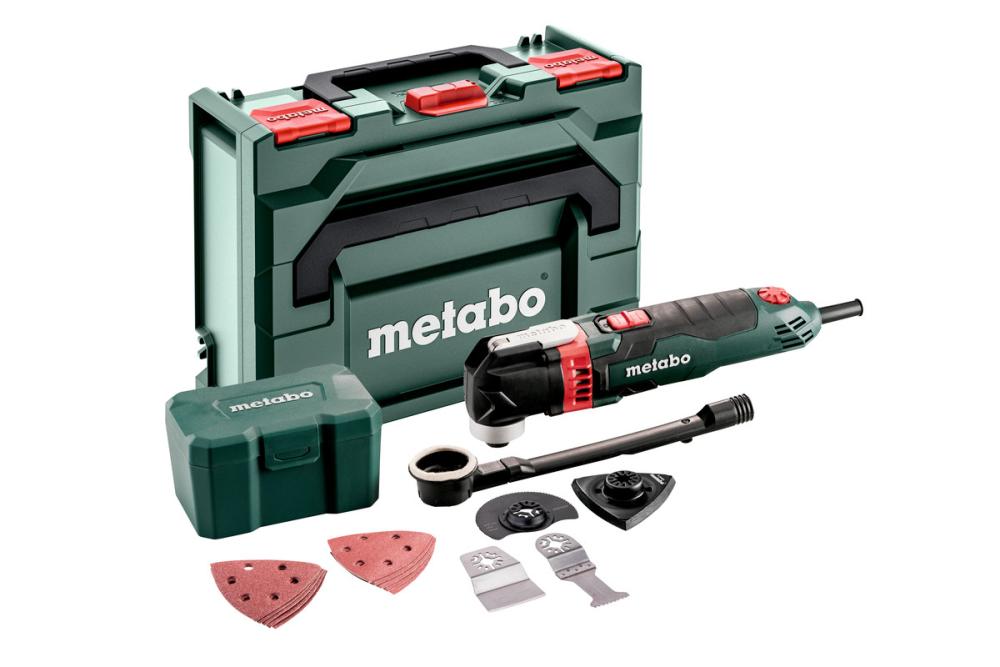 Многофункциональный инструмент (реноватор) Metabo MT 400 Quick + 14 насадок – фото №1 Многофункциональный инструмент (реноватор) Metabo MT 400 Quick + 14 насадок – №1