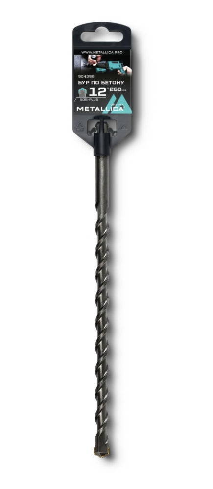 Бур SDS+ Metallica Optima 12х260/200 мм – №1
