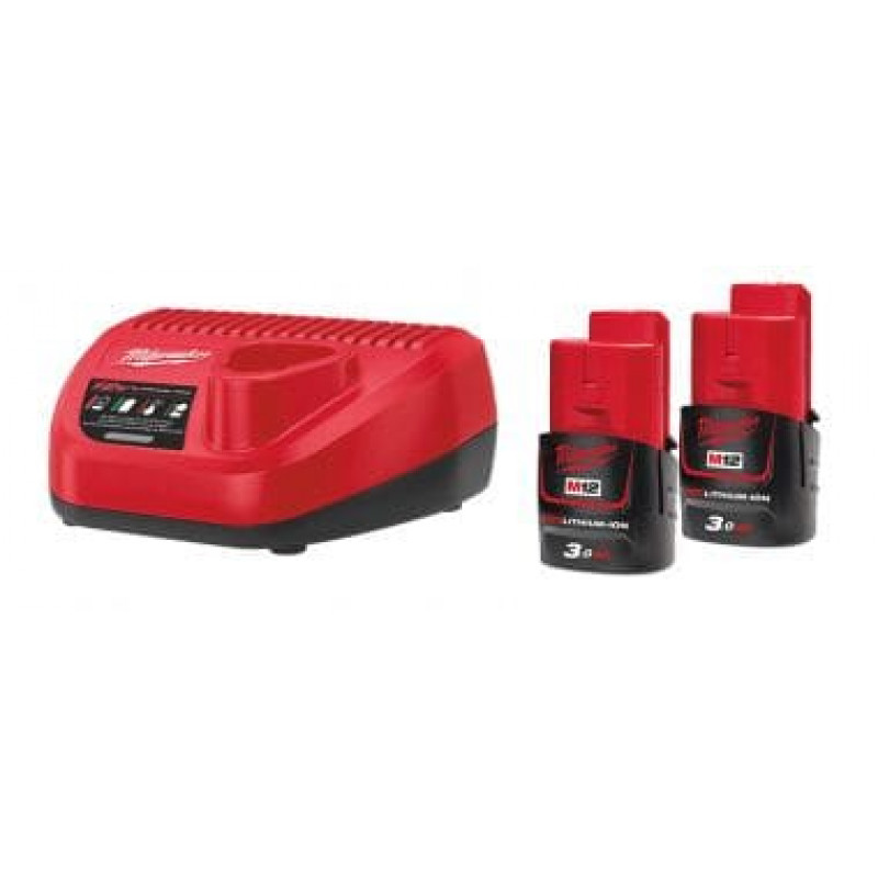 Энергокомплект Milwaukee M12 NRG-302 – фото №1 Энергокомплект Milwaukee M12 NRG-302 – №1