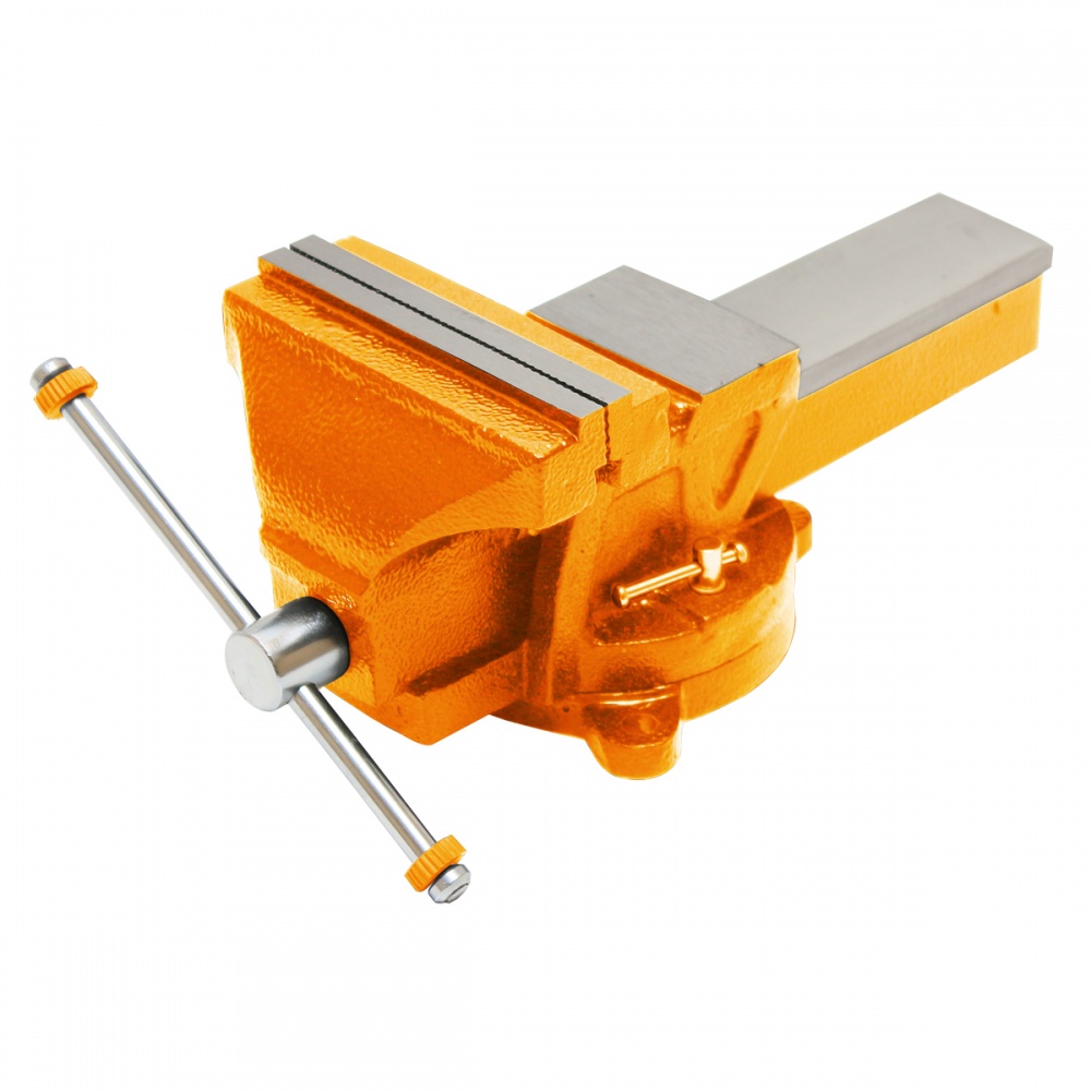 Тиски слесарные Калибр ТПСН-150 поворотные с наковальней – №1