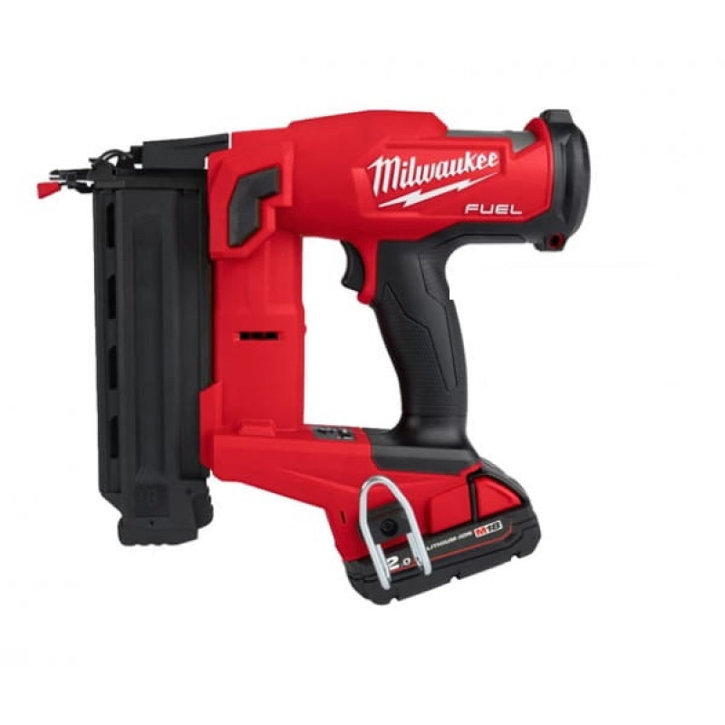 Аккумуляторный гвоздезабиватель Milwaukee M18 FN18GS-202X (2х2,0 Ач) – фото №1 Аккумуляторный гвоздезабиватель Milwaukee M18 FN18GS-202X (2х2,0 Ач) – №1