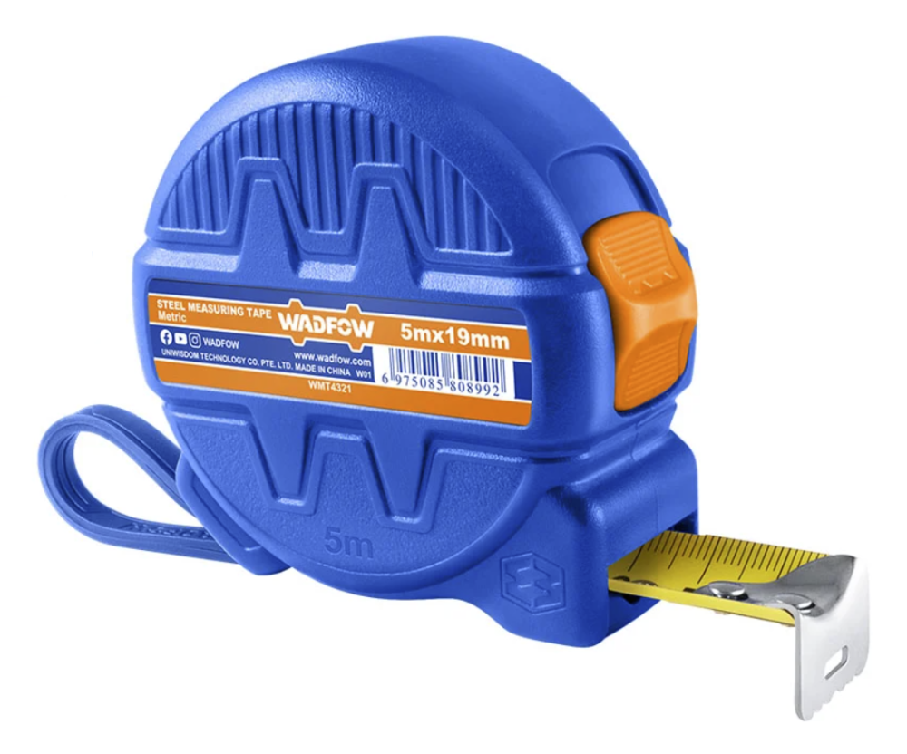 Рулетка WadFow WMT4321 5 м х 19 мм – фото №1 Рулетка WadFow WMT4321 5 м х 19 мм – №1
