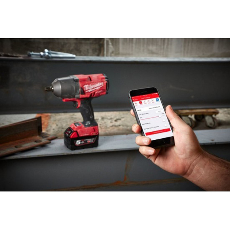 Аккумуляторный гайковерт Milwaukee M18 ONEFHIWP12-502X ONE-KEY FUEL 1/2" (2х5,0 Ач) – №2