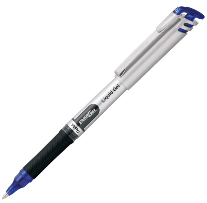 Ручка гелевая Pentel Energel 0,7 мм, синяя – №1