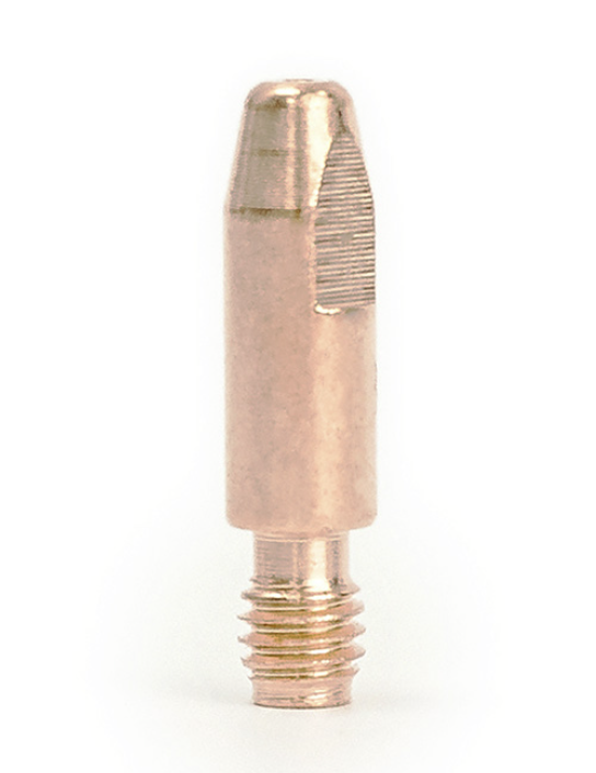 Наконечник для полуавтомата TopWeld М6х28х0.8 мм E-Cu – фото №1 Наконечник для полуавтомата TopWeld М6х28х0.8 мм E-Cu – №1