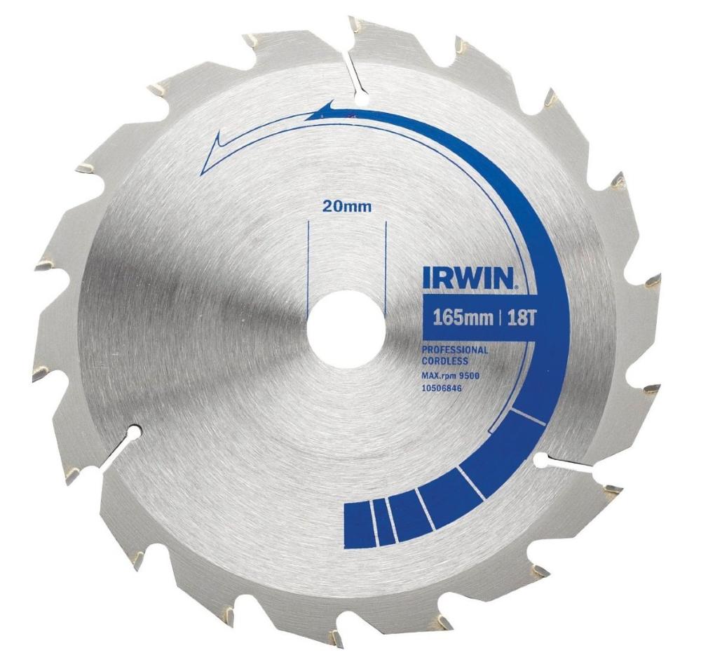 Диск пильный Irwin Pro 165х30/20/16 мм 18Т – фото №1 Диск пильный Irwin Pro 165х30/20/16 мм 18Т – №1