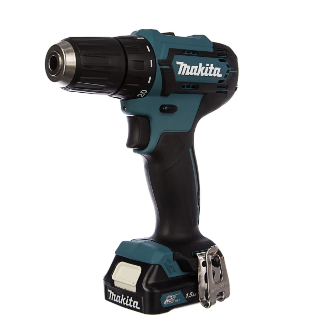 Аккумуляторная дрель-шуруповерт Makita DF333DWYE (2х1,5 Ач) – №1