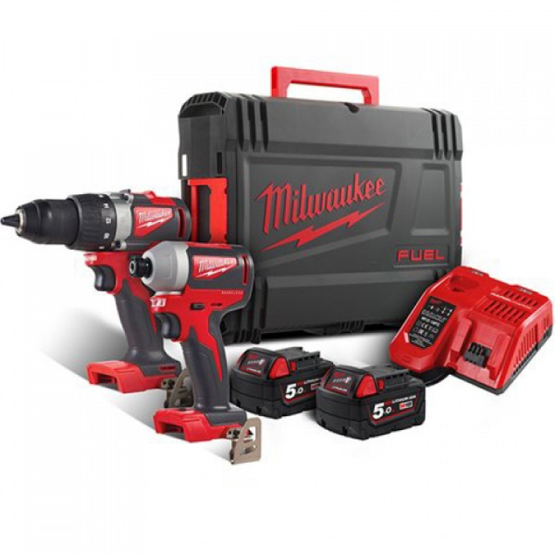 Набор инструментов Milwaukee M18 BLPP2B2-502X (Li-Ion 5Ач) – фото №1 Набор инструментов Milwaukee M18 BLPP2B2-502X (Li-Ion 5Ач) – №1
