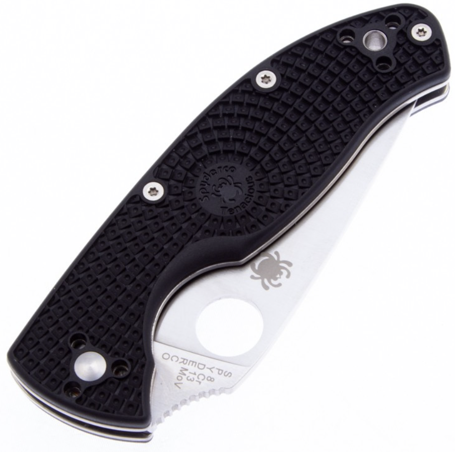 Нож Spyderco Tenacious LTW Serrated (122SBK) – фото №2 Нож Spyderco Tenacious LTW Serrated (122SBK) – №2