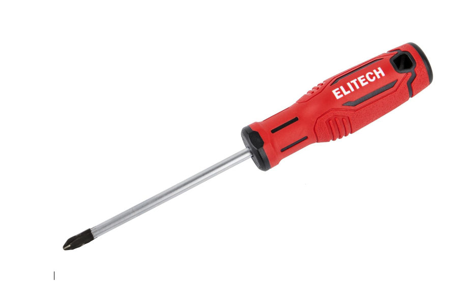Отвертка крестовая Elitech PH0 х 75 мм (211201) – №1