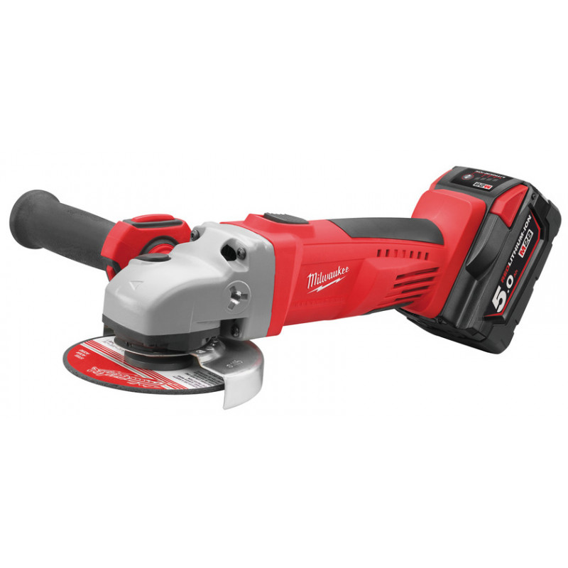 Аккумуляторная УШМ Milwaukee HD28 AG125-502X – фото №1 Аккумуляторная УШМ Milwaukee HD28 AG125-502X – №1