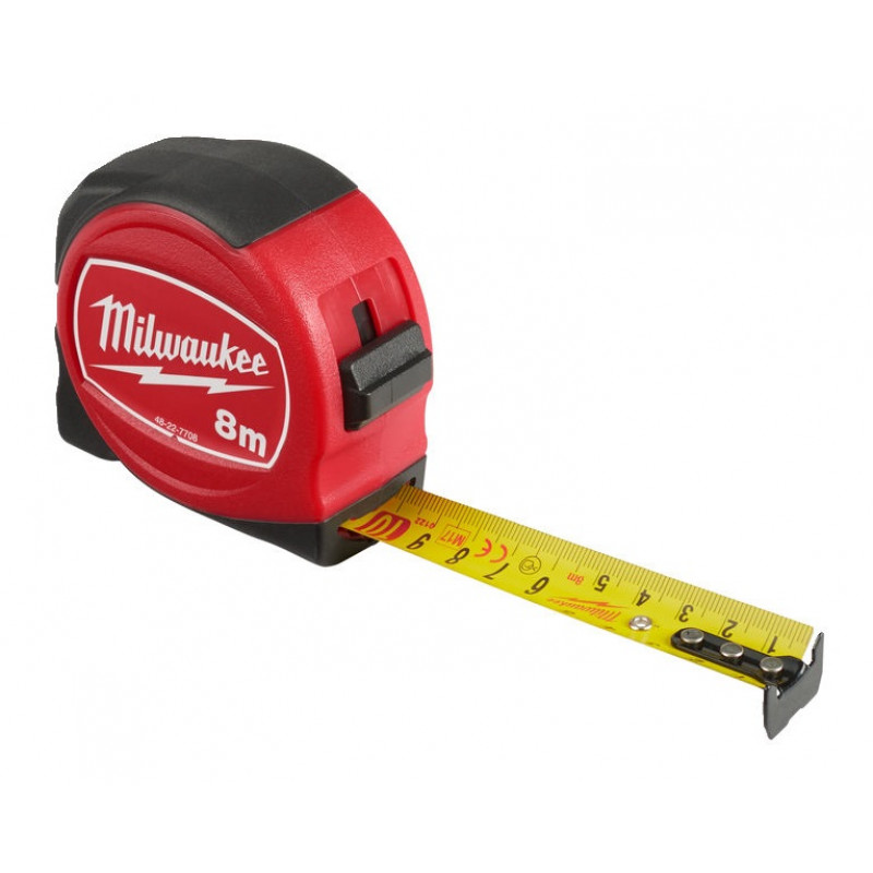 Рулетка Milwaukee SLIM 8м /25мм – фото №1 Рулетка Milwaukee SLIM 8м /25мм – №1
