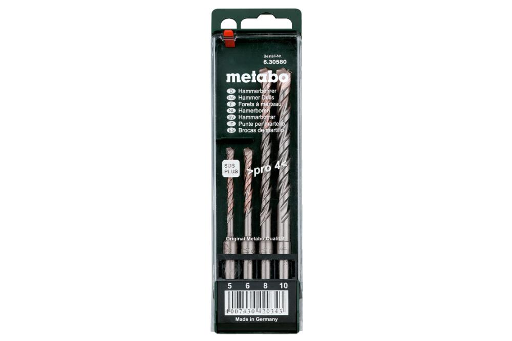 Набор буров SDS+ Metabo Pro4 (4 шт) – №1