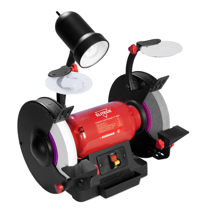 Станок заточной Elitech СТ 600С – фото №1 Станок заточной Elitech СТ 600С – №1