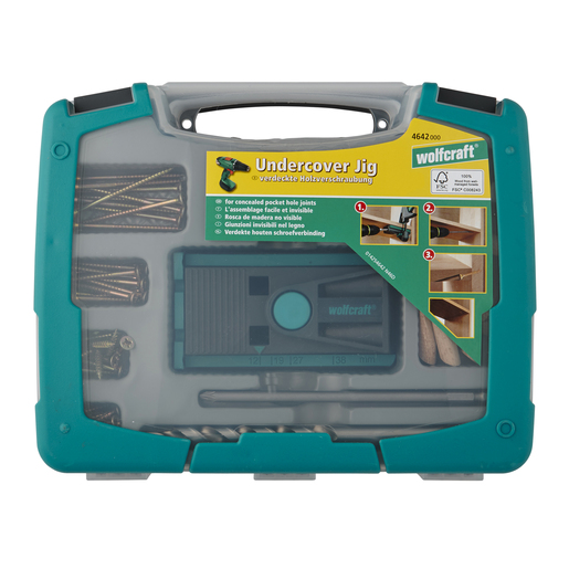 Набор для выполнения скрытых соединений Wolfcraft Undercover Jig (4642000) – №8