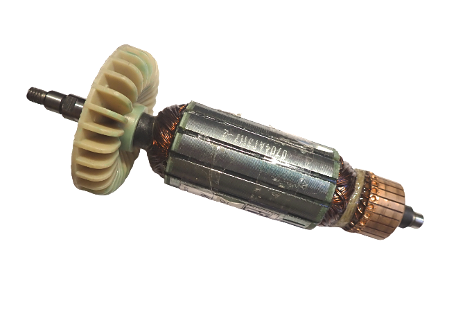 Якорь (ротор) для УШМ Blaucraft BWS 125-900 – фото №1 Якорь (ротор) для УШМ Blaucraft BWS 125-900 – №1