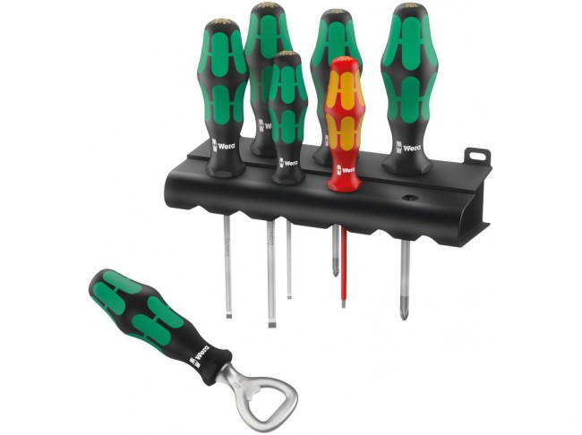 Набор отверток с открывалкой + подставка Wera (203775) (7 шт) – №1