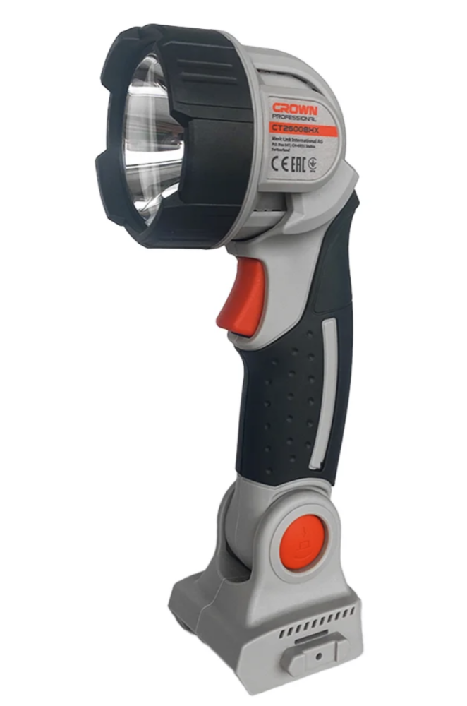 Аккумуляторный фонарь Crown CT26008HX 20В (без акк. и з/у) – фото №1 Аккумуляторный фонарь Crown CT26008HX 20В (без акк. и з/у) – №1
