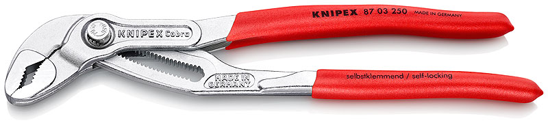 Клещи переставные Knipex Cobra 250 мм (KN-8703250) – фото №1 Клещи переставные Knipex Cobra 250 мм (KN-8703250) – №1