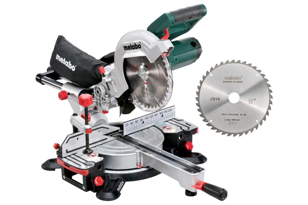Пила торцовочная Metabo KGS 216 M + пильный диск – фото №1 Пила торцовочная Metabo KGS 216 M + пильный диск – №1