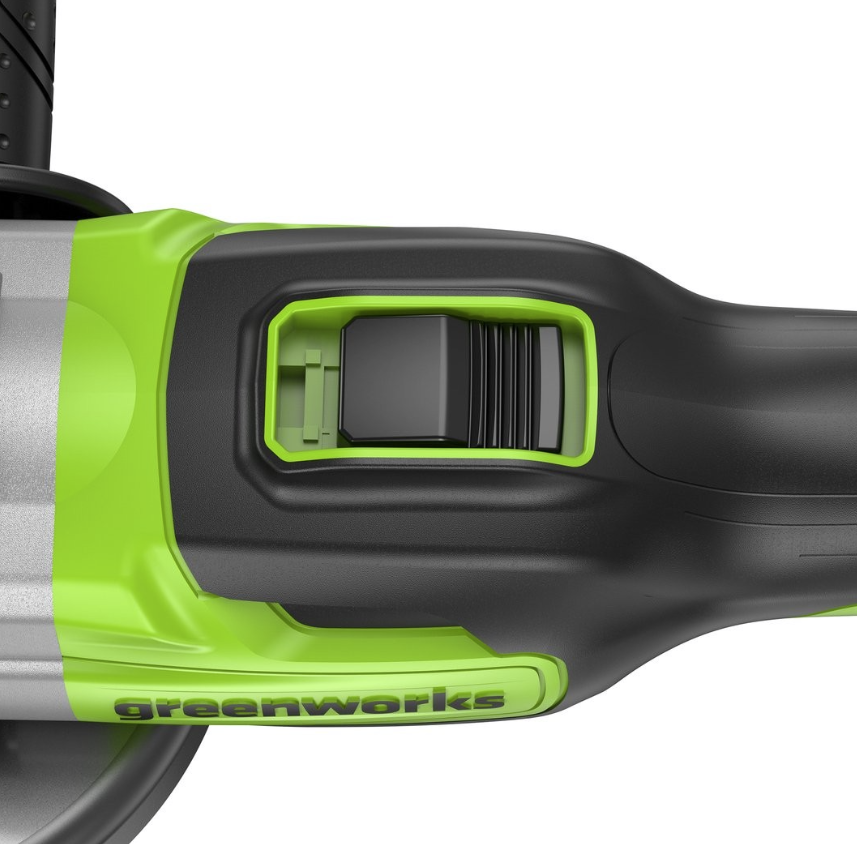 Аккумуляторная УШМ Greenworks GD24AG 24V (1x8,0 Ач) 3200207CUH – фото №5 Аккумуляторная УШМ Greenworks GD24AG 24V (1x8,0 Ач) 3200207CUH – №5