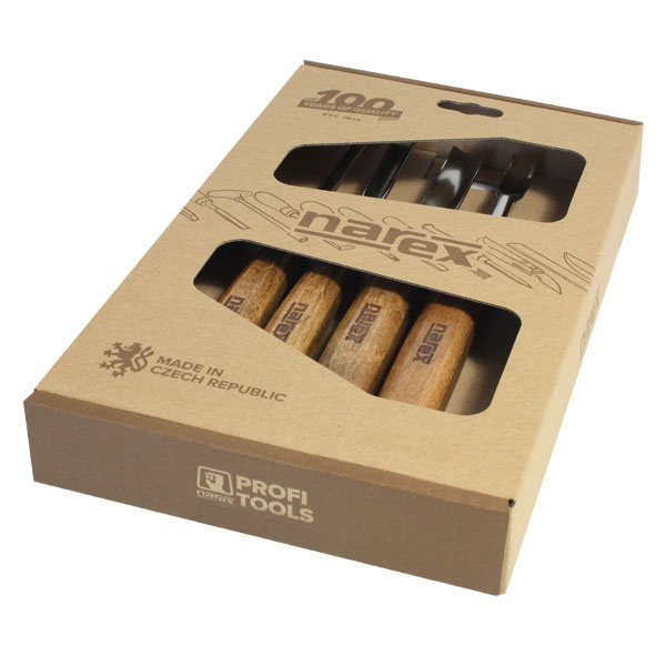 Набор из 4-х резцов Narex Profi (869901) – фото №1 Набор из 4-х резцов Narex Profi (869901) – №1