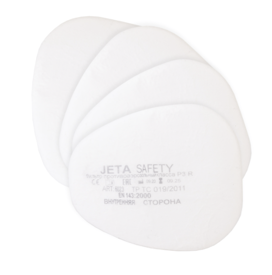 Фильтр противоаэрозольный предварительный Jeta Safety, класс P3 R (4 шт) – №1