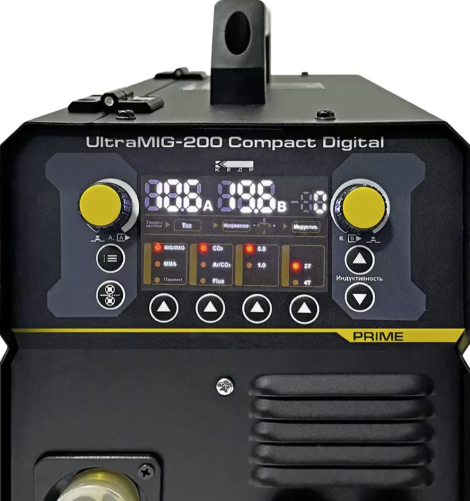 Сварочный полуавтомат Кедр UltraMIG-200 Compact Digital – фото №4 Сварочный полуавтомат Кедр UltraMIG-200 Compact Digital – №4