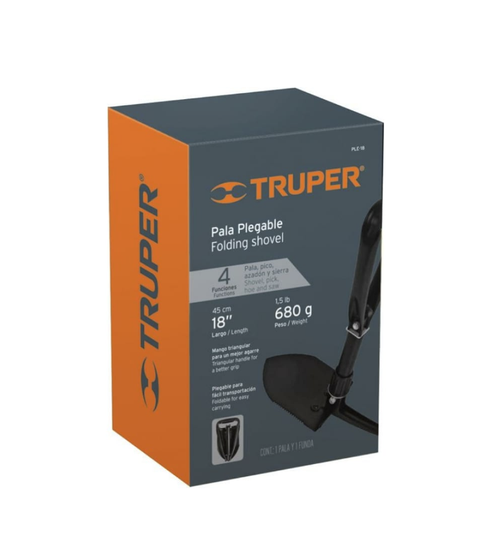 Лопата складная Truper PLE-18 18" (16018) – фото №3 Лопата складная Truper PLE-18 18" (16018) – №3