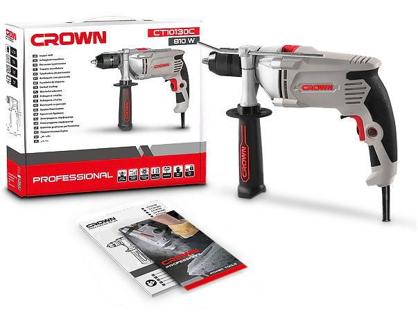 Дрель ударная Crown CT10130C – №5